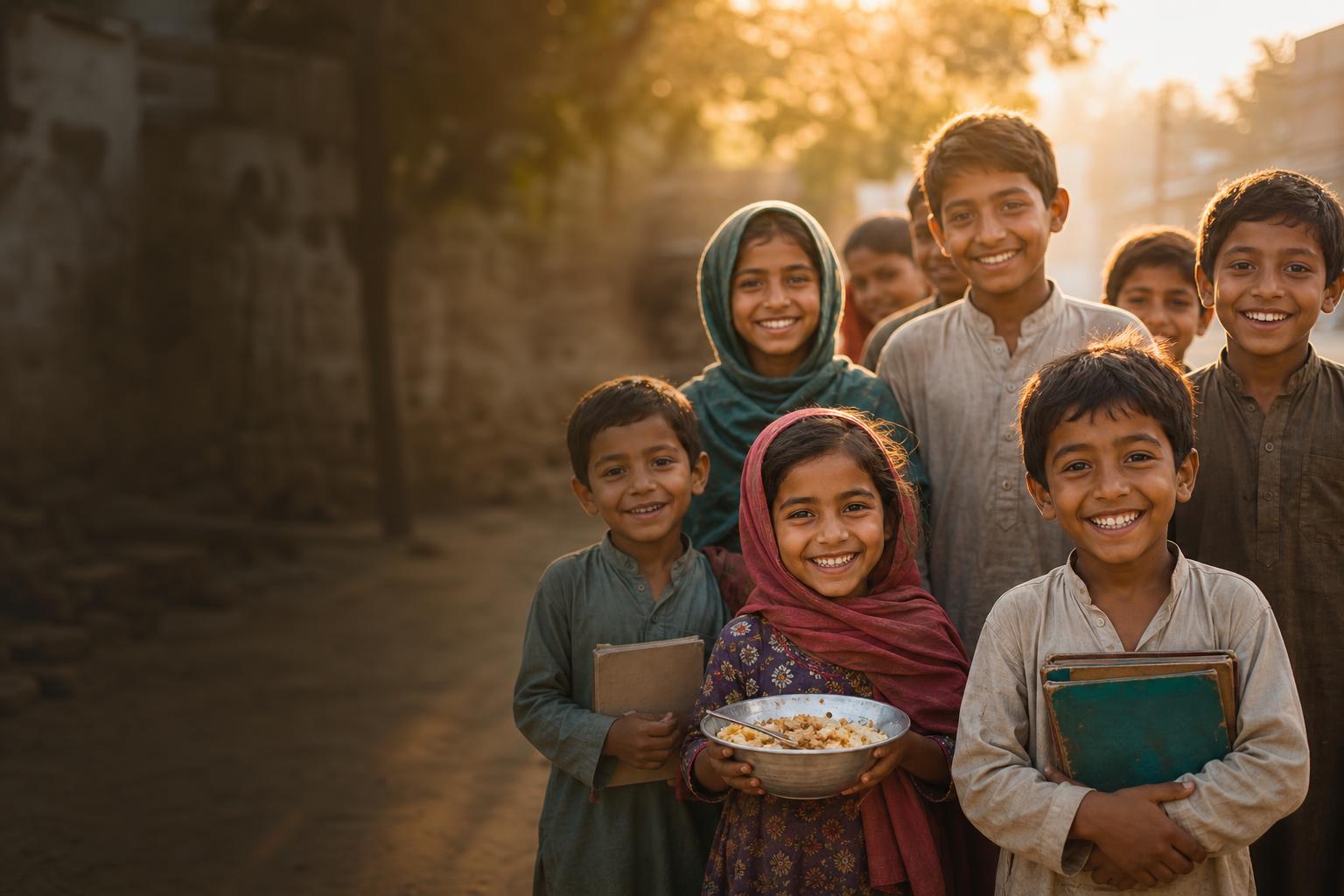 Smiling children